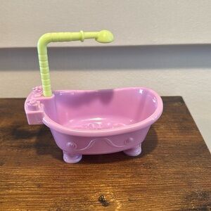 2007 Fisher-Price Mattel Purple Bath Tub Shower Replacement Toy